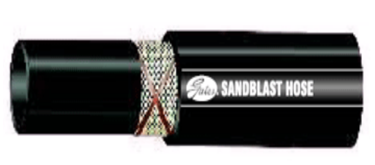 Sand Blast Hose – Heavy Duty Abrasion Resistant Rubber Hose with Textile Reinforcement, Ideal for Sandblasting, Shot Blasting in Industrial Applications